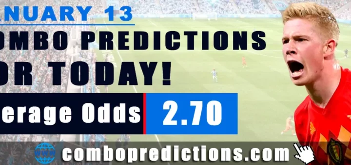 Combo Predictions For Today January 13, 2024 (Odd: 2.70)