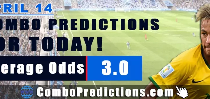 Combo Soccer Predictions for Today (April 14, 2025) – Total Odds 3.0
