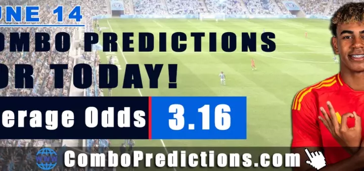Combo Soccer Predictions for Today (June 14, 2025) – Total Odds 3.16