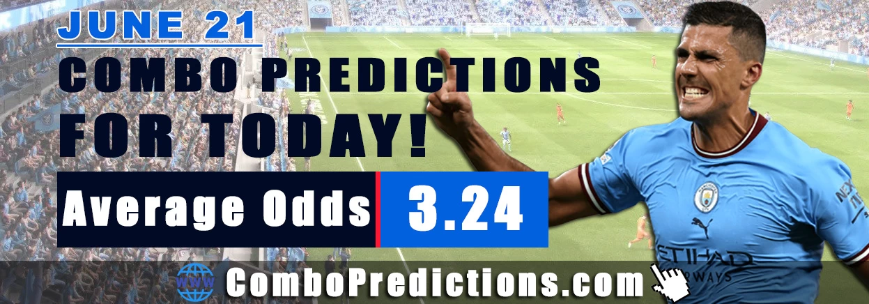 Combo Soccer Predictions for Today (June 21, 2025) – Total Odds 3.24