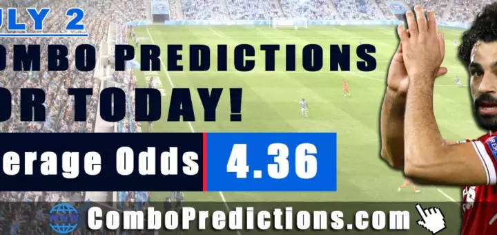 Combo Soccer Predictions for Today (July 2, 2025) – Total Odds 4.36