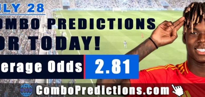 Combo Soccer Predictions for Today (July 28, 2025) – Total Odds 2.81