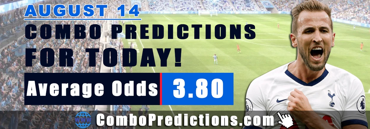 ombo Soccer Predictions for Today (August 14, 2025) – Total Odds 3.80