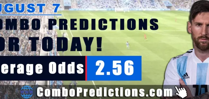 Combo Soccer Predictions for Today (August 7, 2025) – Total Odds 2.56