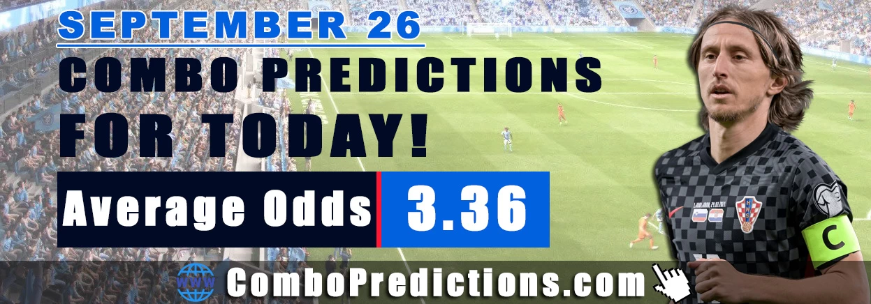 Combo Soccer Predictions for Today (September 25, 2025) – Total Odds 3.36