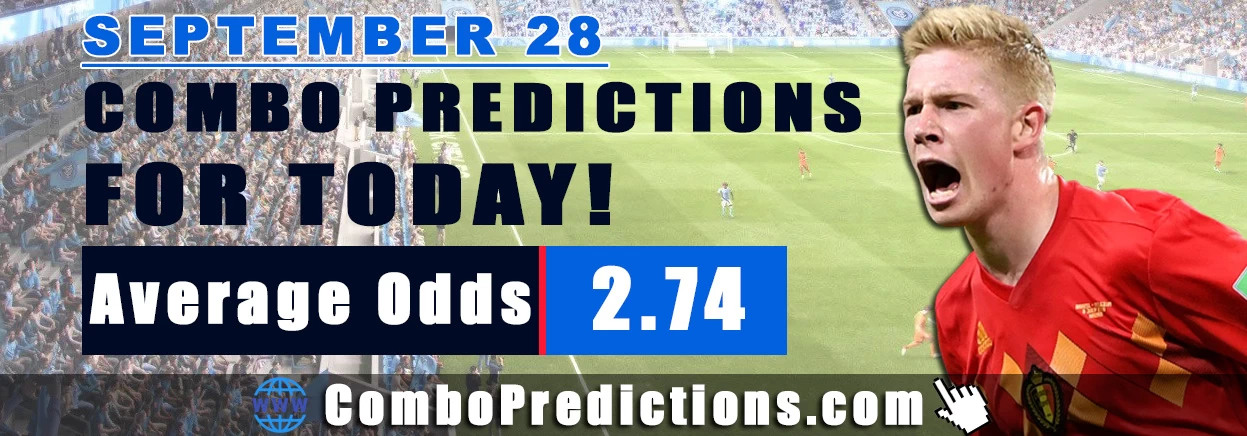 Combo Soccer Predictions for Today (September 28, 2025) – Total Odds 2.74