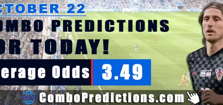 Combo Soccer Predictions for Today (October 22, 2025) – Total Odds 3.49