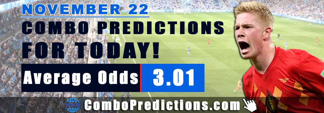 Combo Soccer Predictions for Today (November 22, 2025) – Total Odds 3.01