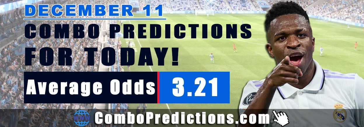 Combo Soccer Predictions for Today (December 11, 2025) – Total Odds 3.21