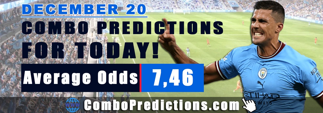 Combo Soccer Predictions for Today (December 20, 2025) – Total Odds 7.46