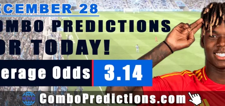 Combo Soccer Predictions for Today (December 28, 2025) – Total Odds 3.14