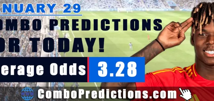 Combo Soccer Predictions for Today (January 29, 2026) – Total Odds 3.28