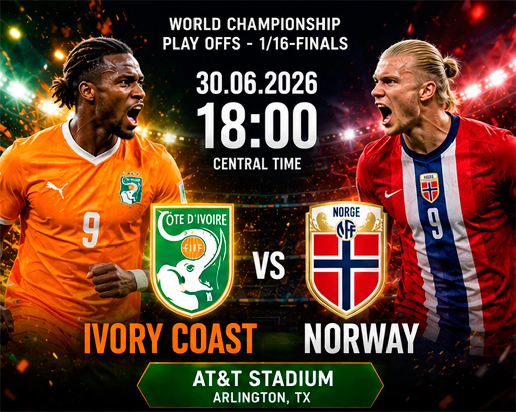 Ivory Coast vs Norway
