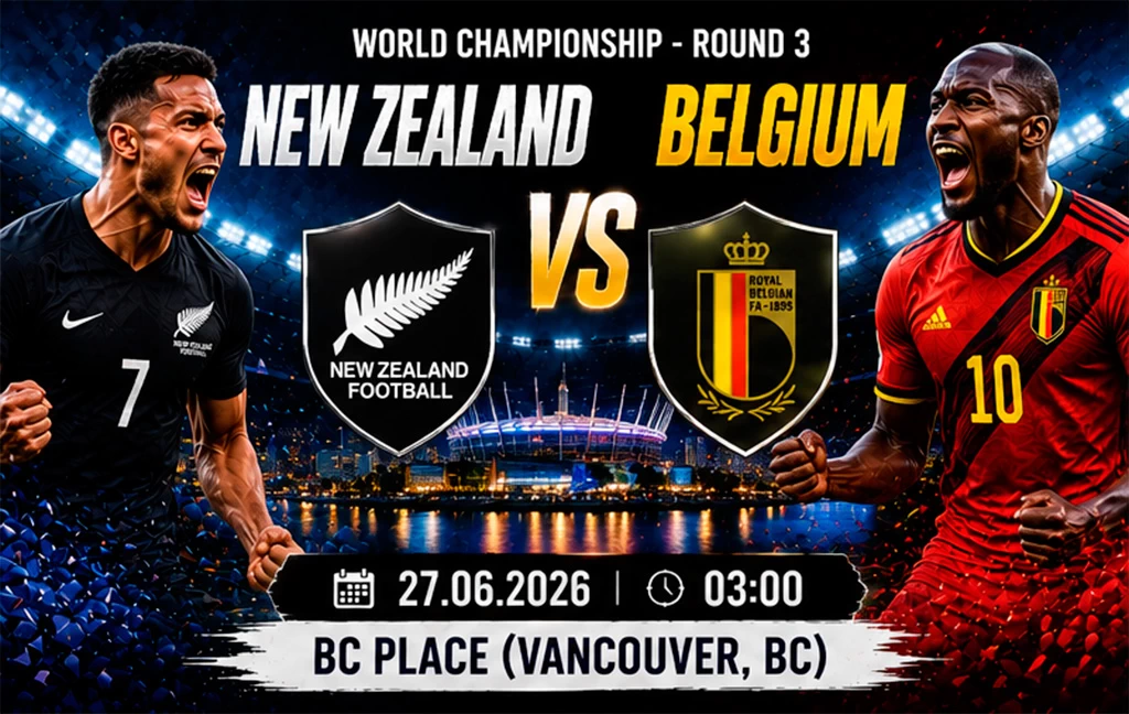New Zealand vs Belgium