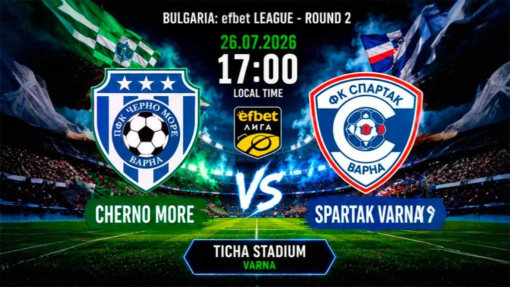 Cherno More vs Spartak Varna
