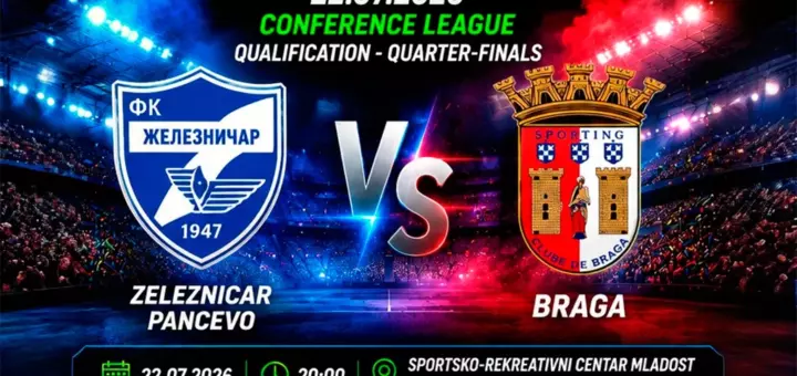 Zeleznicar Pancevo vs Braga