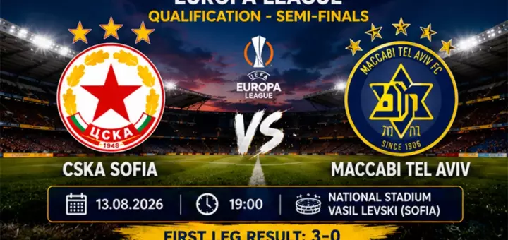 CSKA Sofia vs Maccabi Tel Aviv