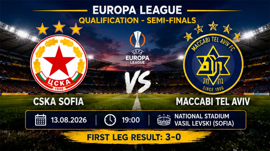 CSKA Sofia vs Maccabi Tel Aviv