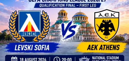 Levski Sofia vs AEK Athens Prediction