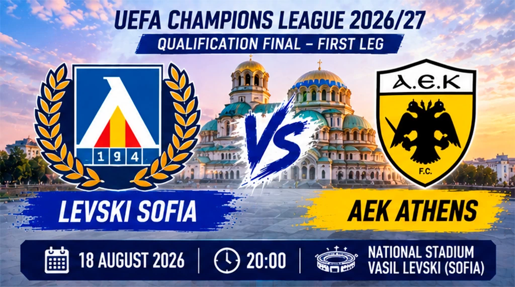 Levski Sofia vs AEK Athens Prediction