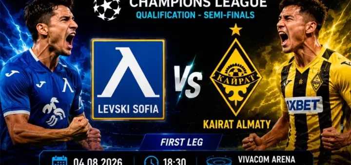 Levski Sofia vs Kairat Almaty