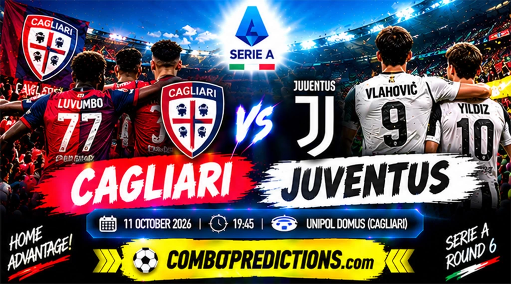 Cagliari vs Juventus Prediction, October 11, 2026