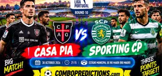 Casa Pia vs Sporting CP Prediction, October 30, 2026