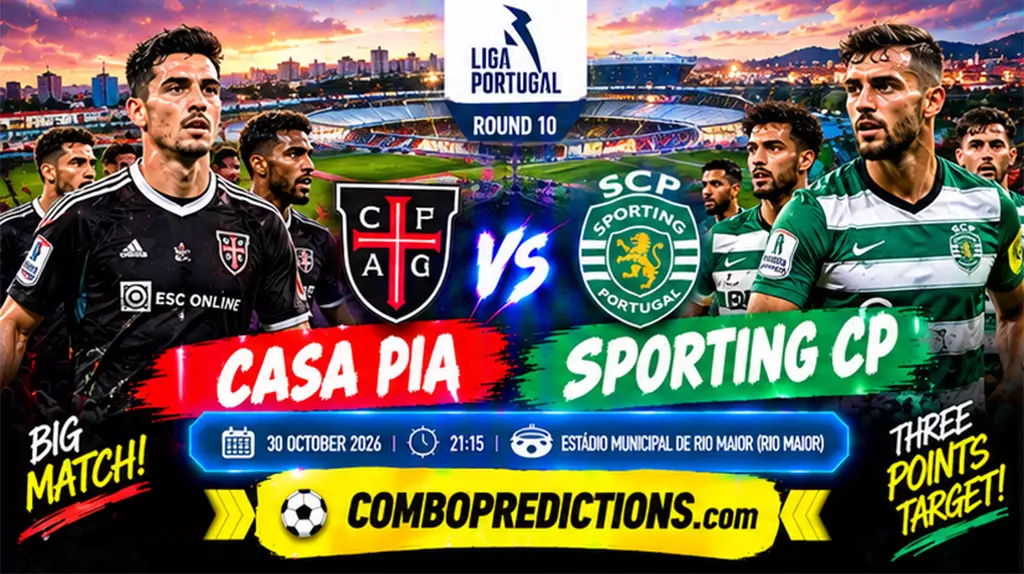 Casa Pia vs Sporting CP Prediction, October 30, 2026