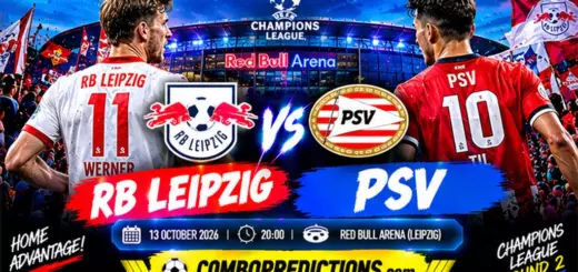 RB Leipzig vs PSV Prediction, October 13, 2026