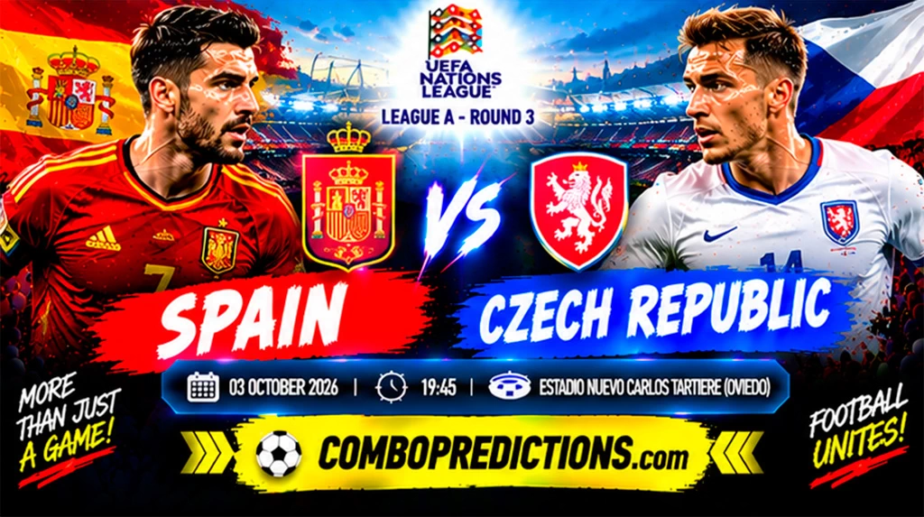 Spain vs Czech Republic Prediction, October 3, 2026