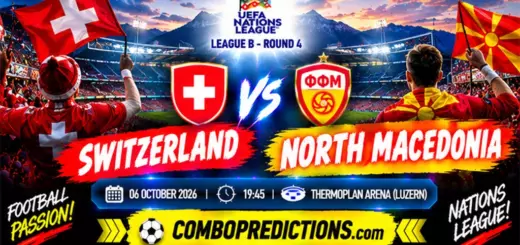 Switzerland vs North Macedonia Prediction, October 6, 2026
