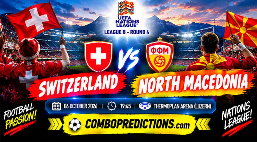 Switzerland vs North Macedonia Prediction, October 6, 2026